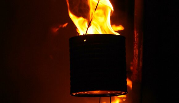 Summer Solstice Fires atop Hohe Salve