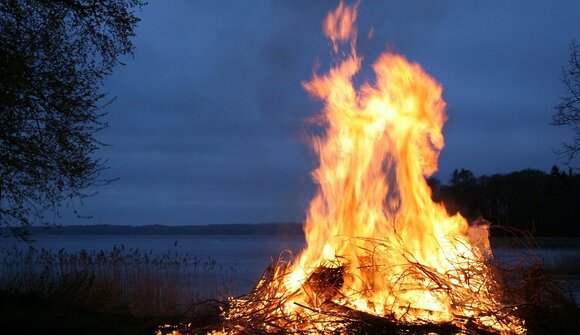 Summer Solstice Bonfire at Markbachjoch